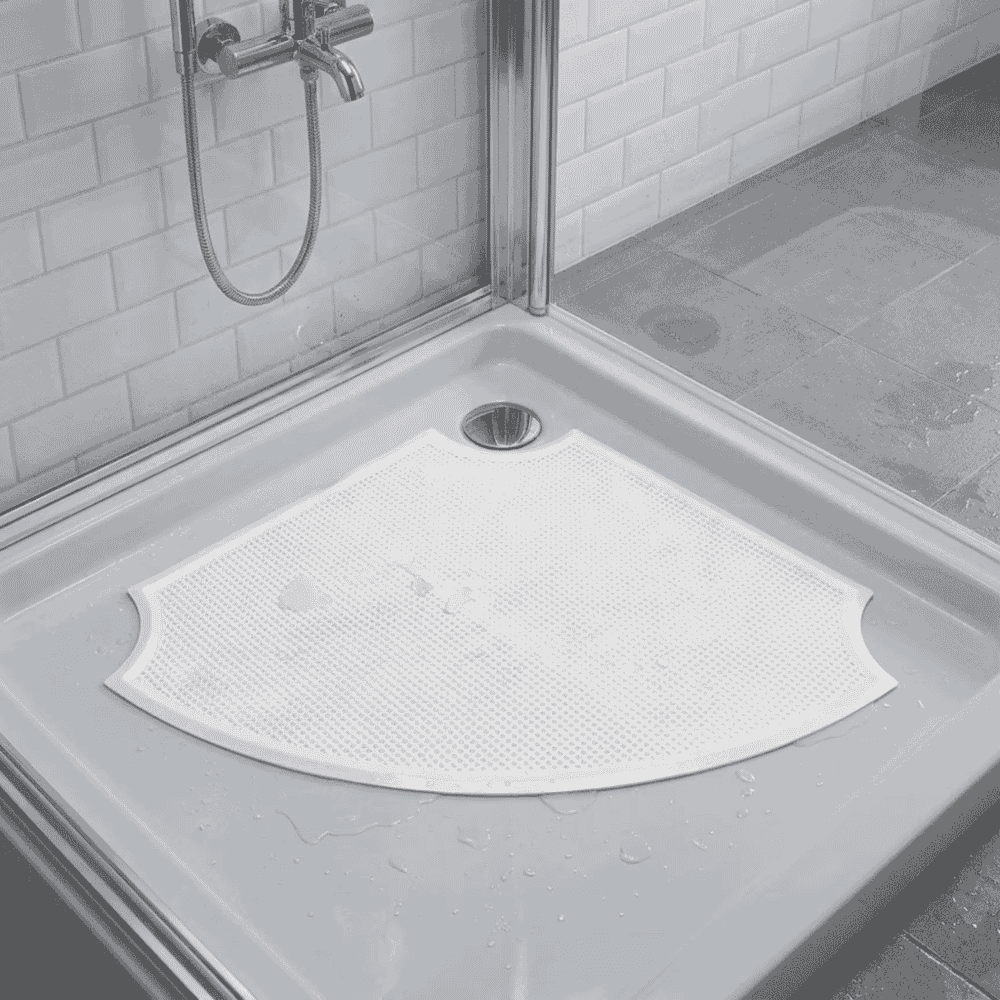 everyday corner shower mat lifestyle