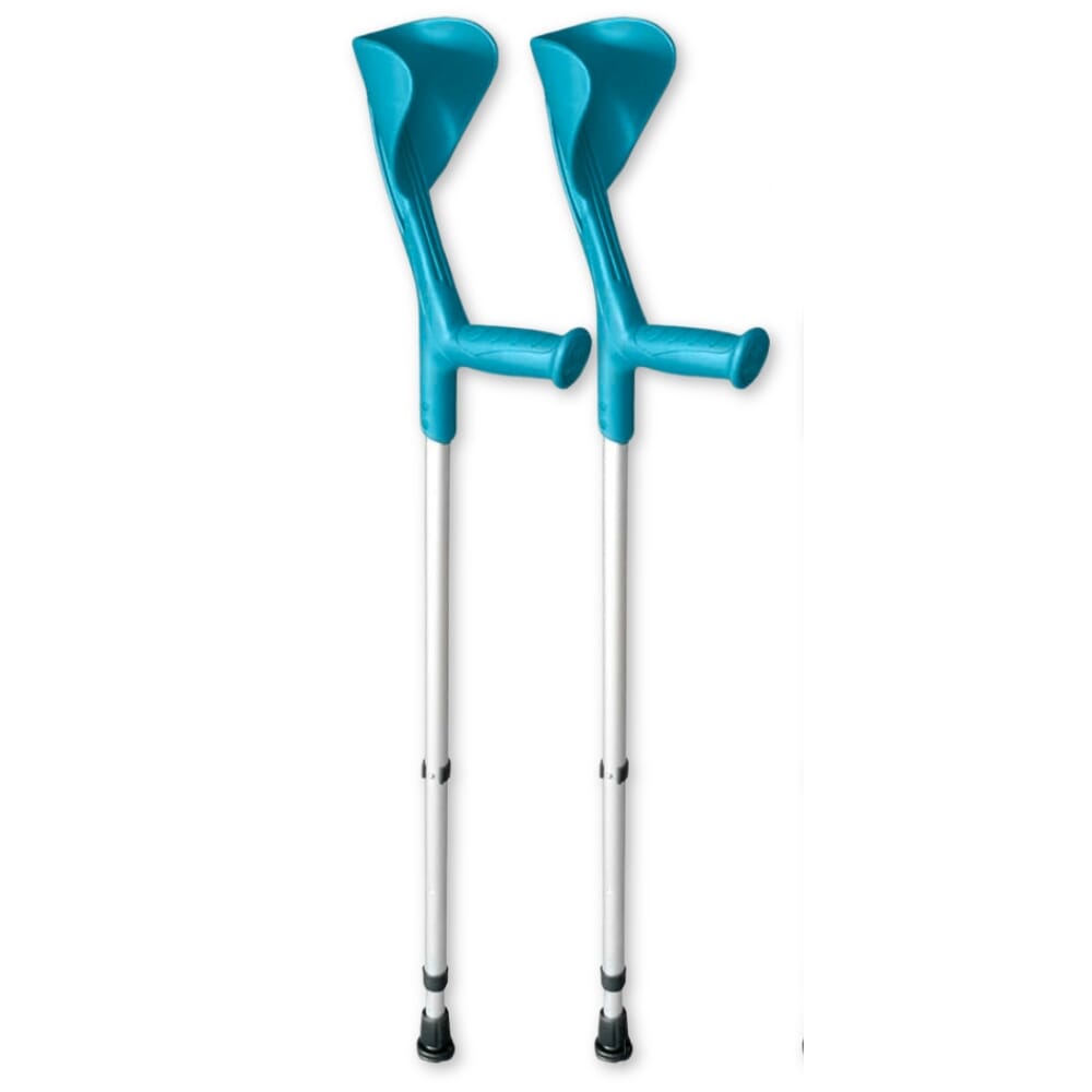 View Evolution Elbow Crutches Pair Turquoise information