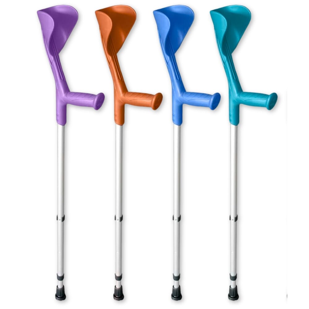 View Evolution Elbow Crutches Pair Turquoise information