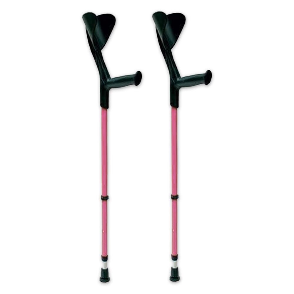 View Evolution Fashion Elbow Crutches Pink information