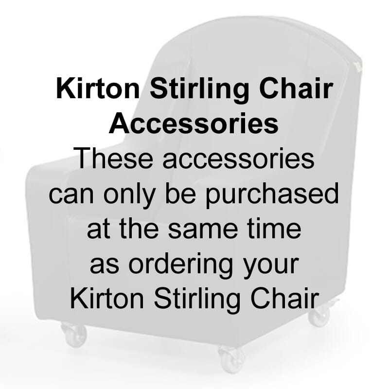 View Exclusive Accessories when Ordering a Kirton Stirling Chair Headrest in Dartex information