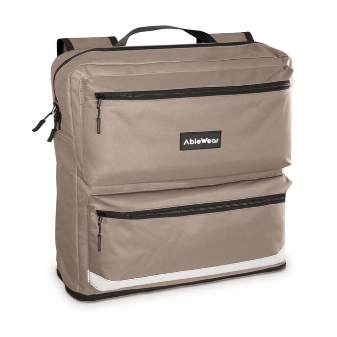 expandable mobility scooter bag grey