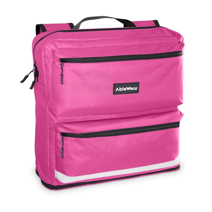 expandable mobility scooter bag pink