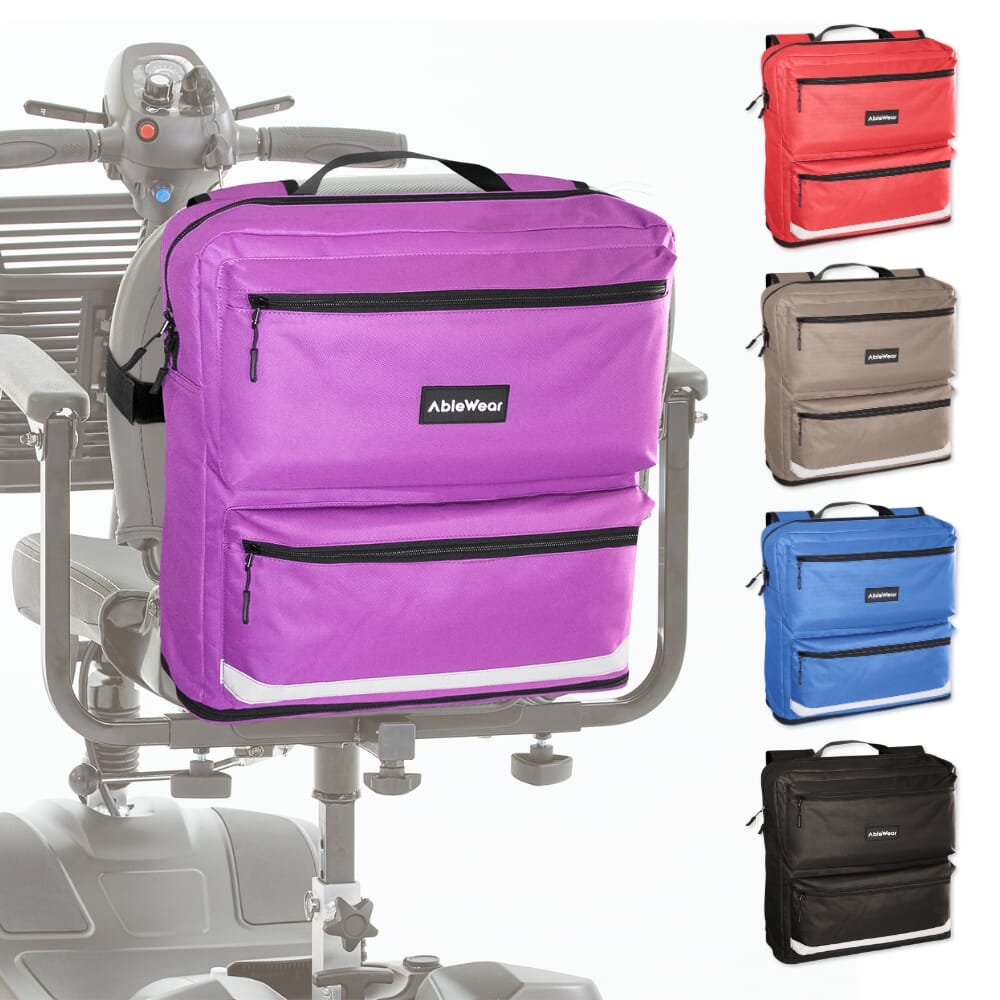 View Expandable Mobility Scooter Bag Purple information