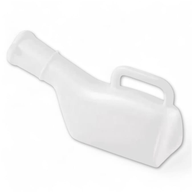 extended neck urinal for men