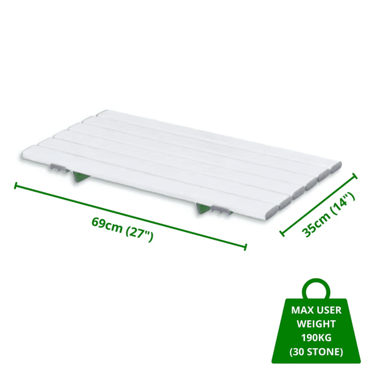 extra wide bath board 686mm dimensions