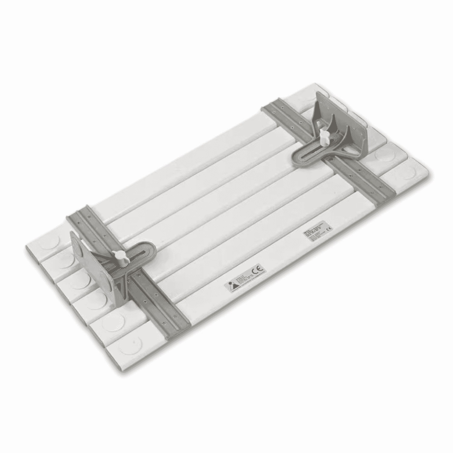 extra wide bath board underneath