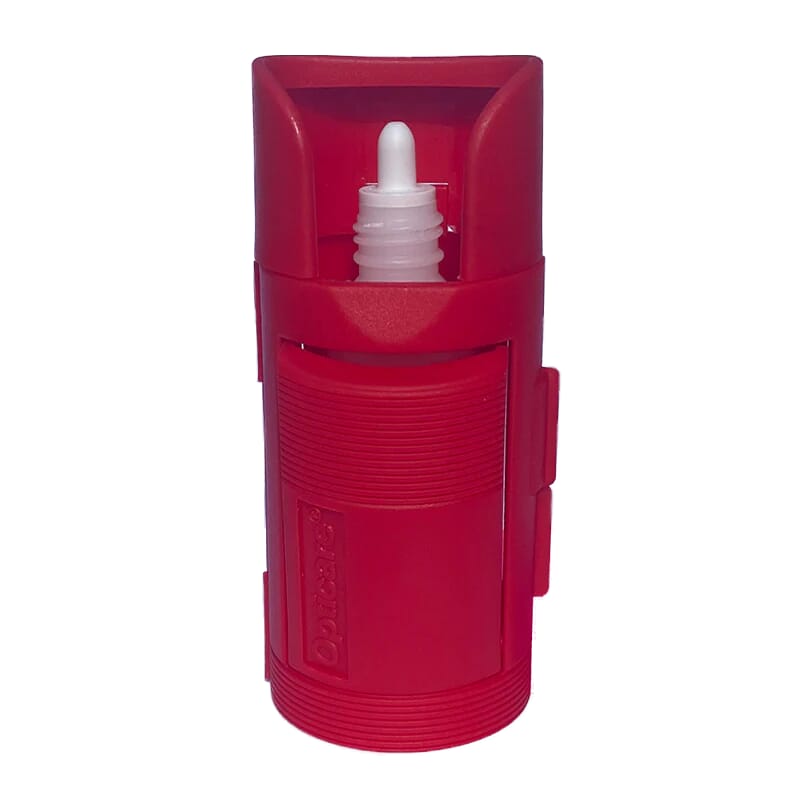 eye drop dispenser red