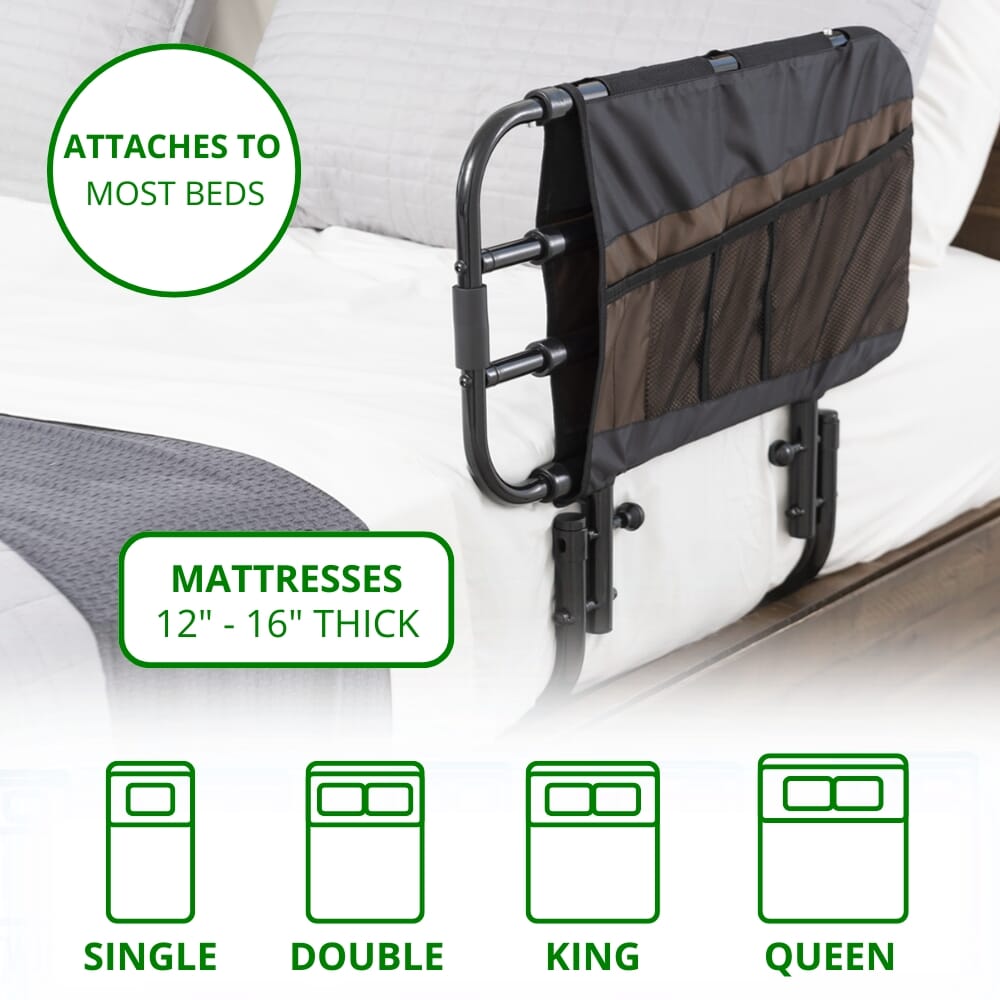 ez adjustable bed rail fit