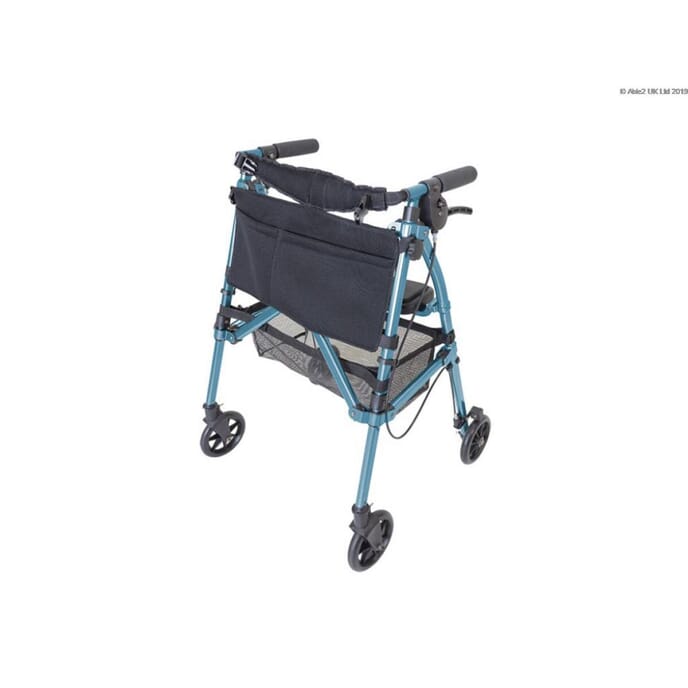 ez fold n go rollator cobalt blue