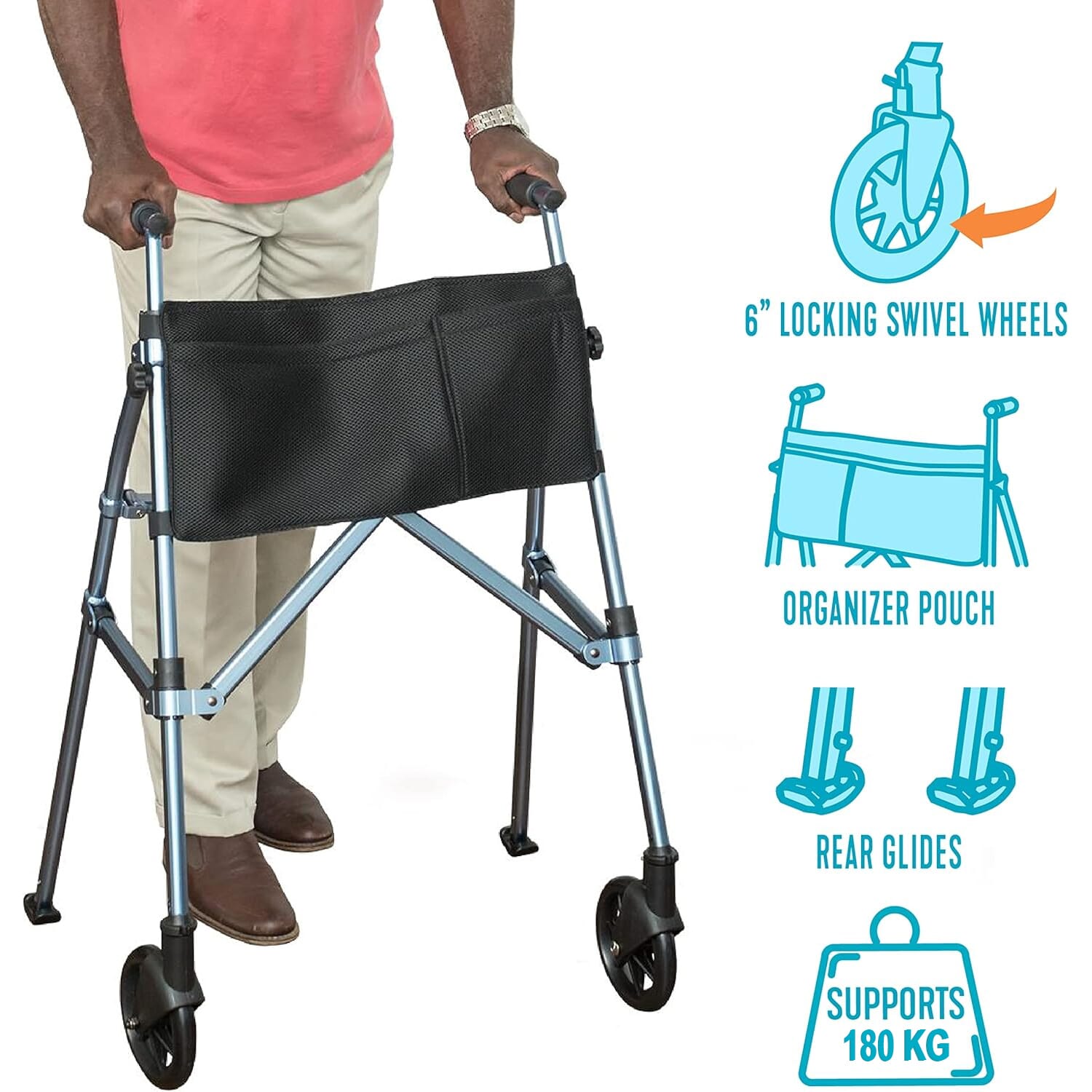ez fold n go walker includes