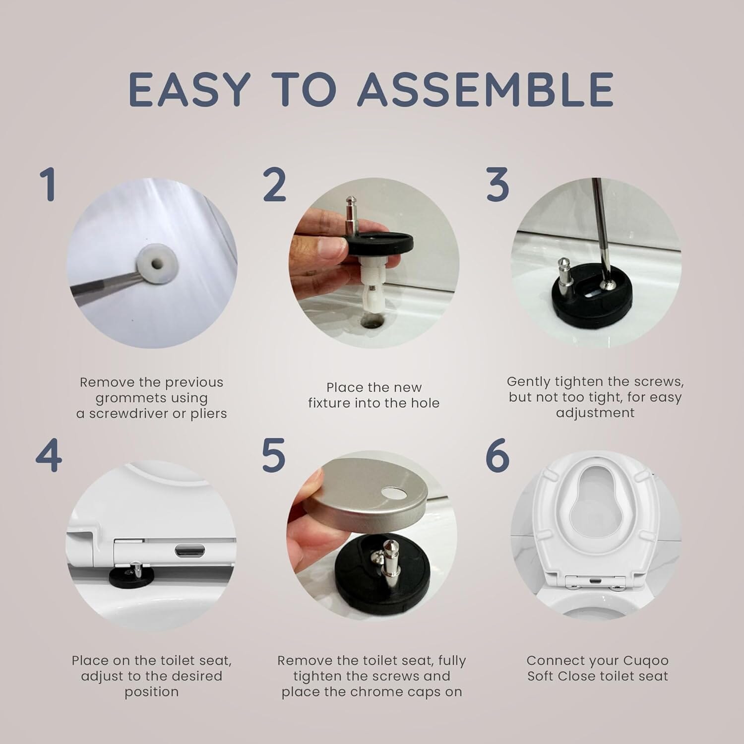 family toilet seat how to assemble