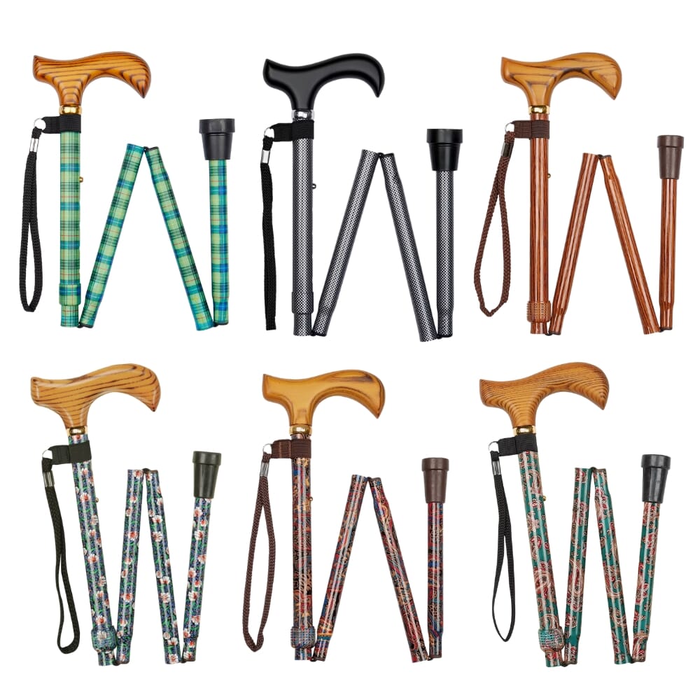 Fashionable Folding Walking Stick