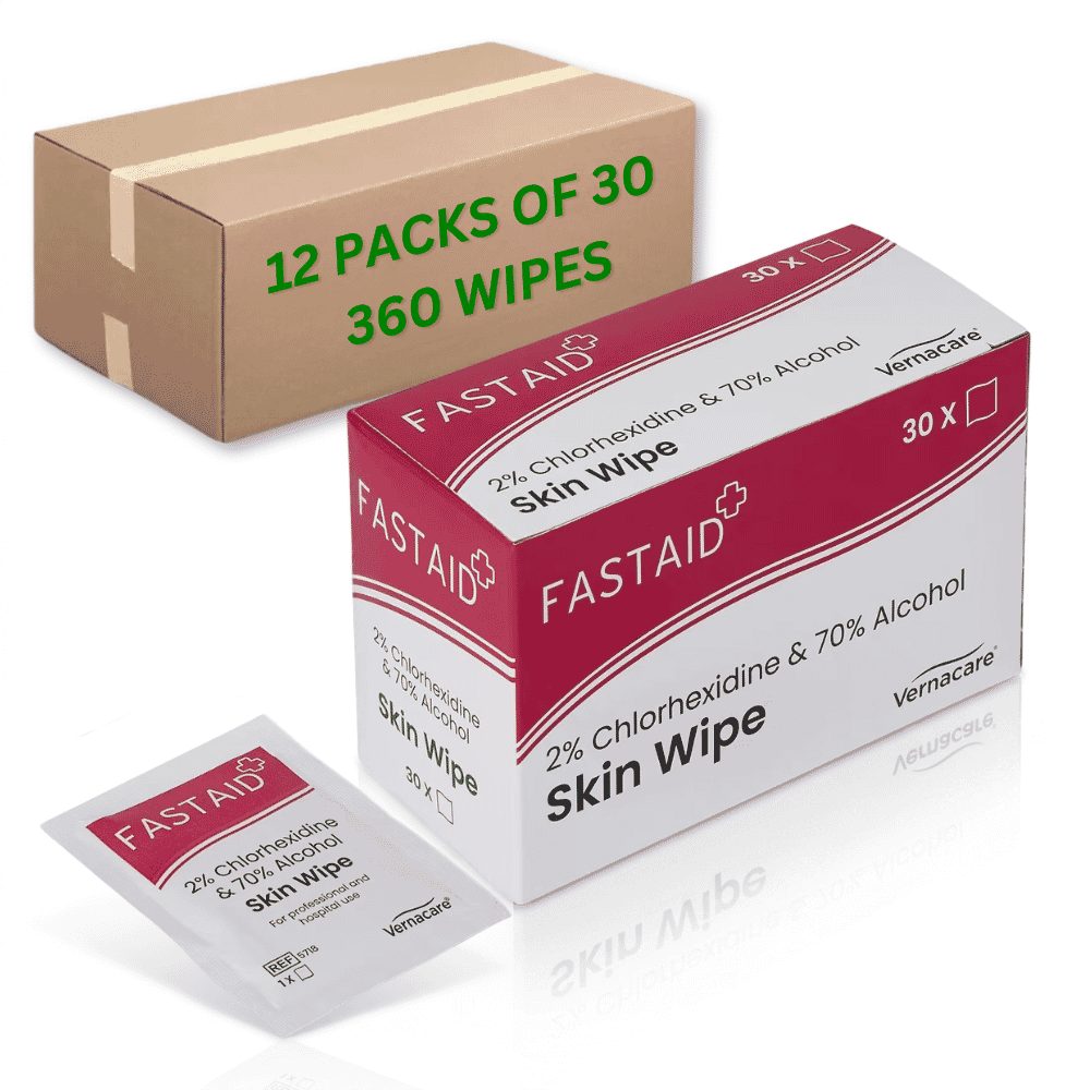 fast aid skin wipes 12 packs