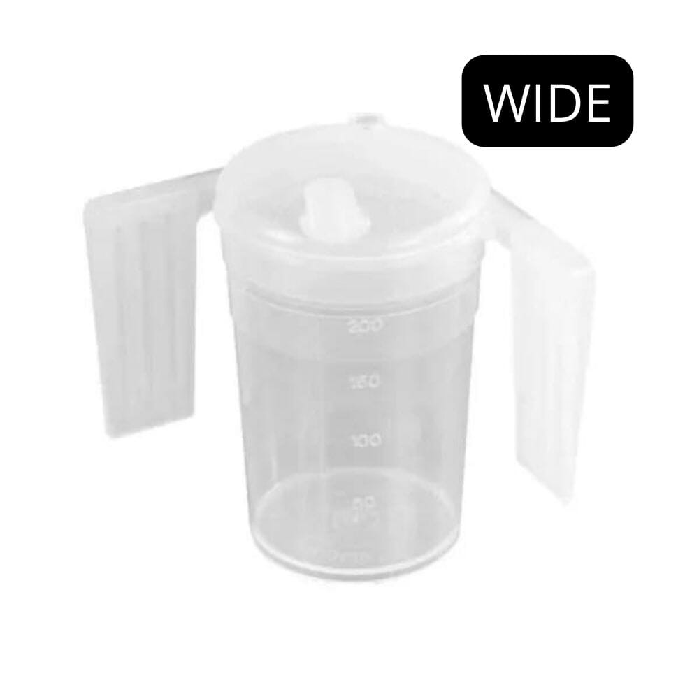 View Feeder Cup With Handle Feeder Cup With Twin Handles Wide Spout information