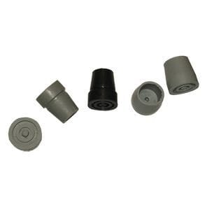 View Rubber Ends For Walking Sticks Rubber Ferrules 28mm grey pack of 4 information