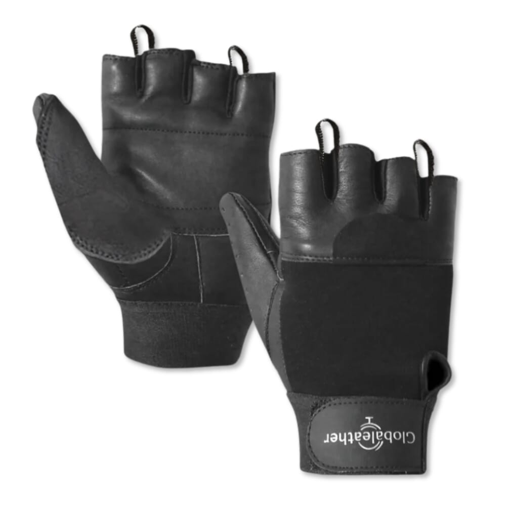 fingerless wheelchair gloves black