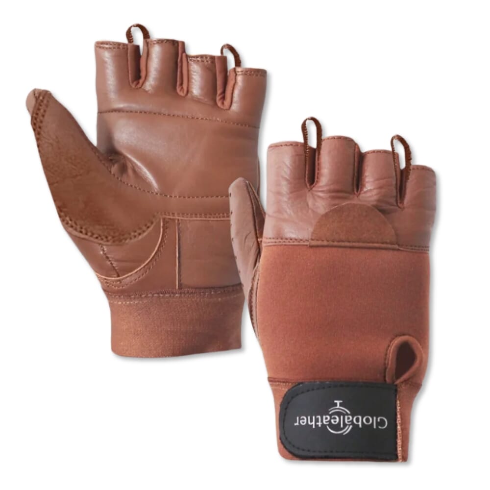 fingerless wheelchair gloves brown