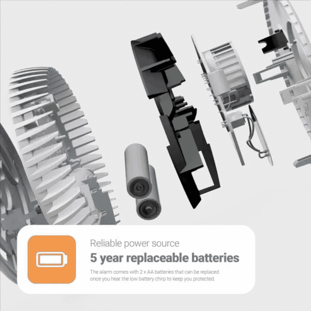 fireangel five year optical smoke alarm 5 year replaceable battries