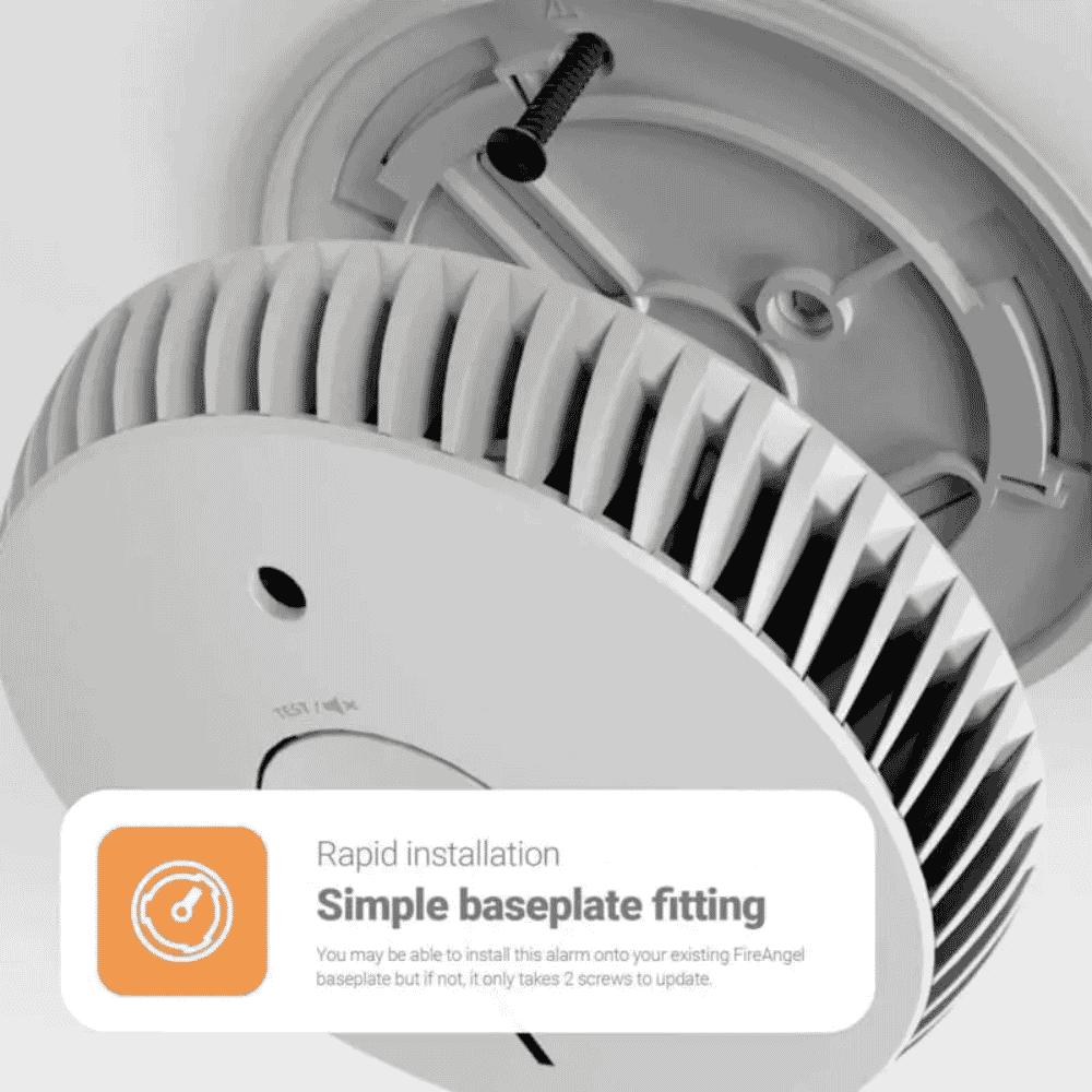fireangel five year optical smoke alarm simple fitting