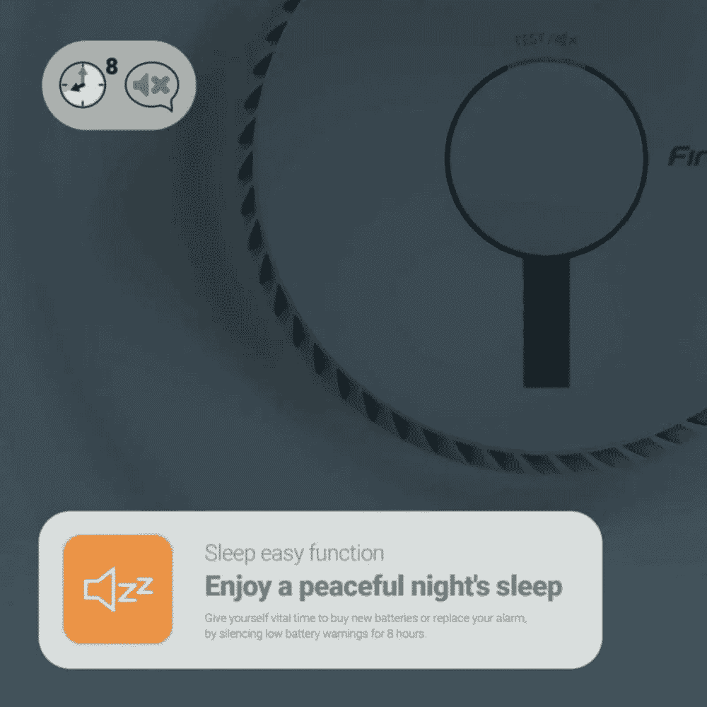 fireangel five year optical smoke alarm with escape light sleep easy function
