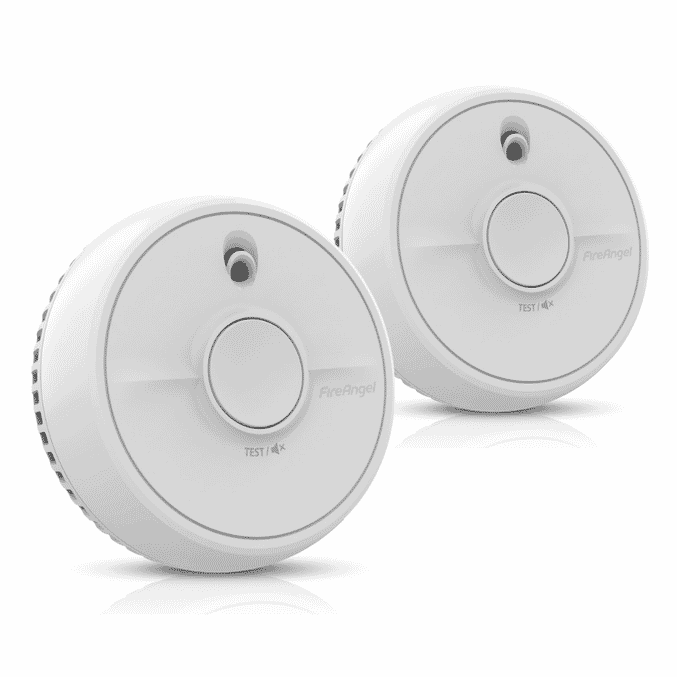 fireangel one year optical smoke alarm twin pack
