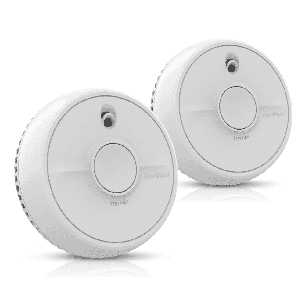 fireangel one year optical smoke alarm twin pack