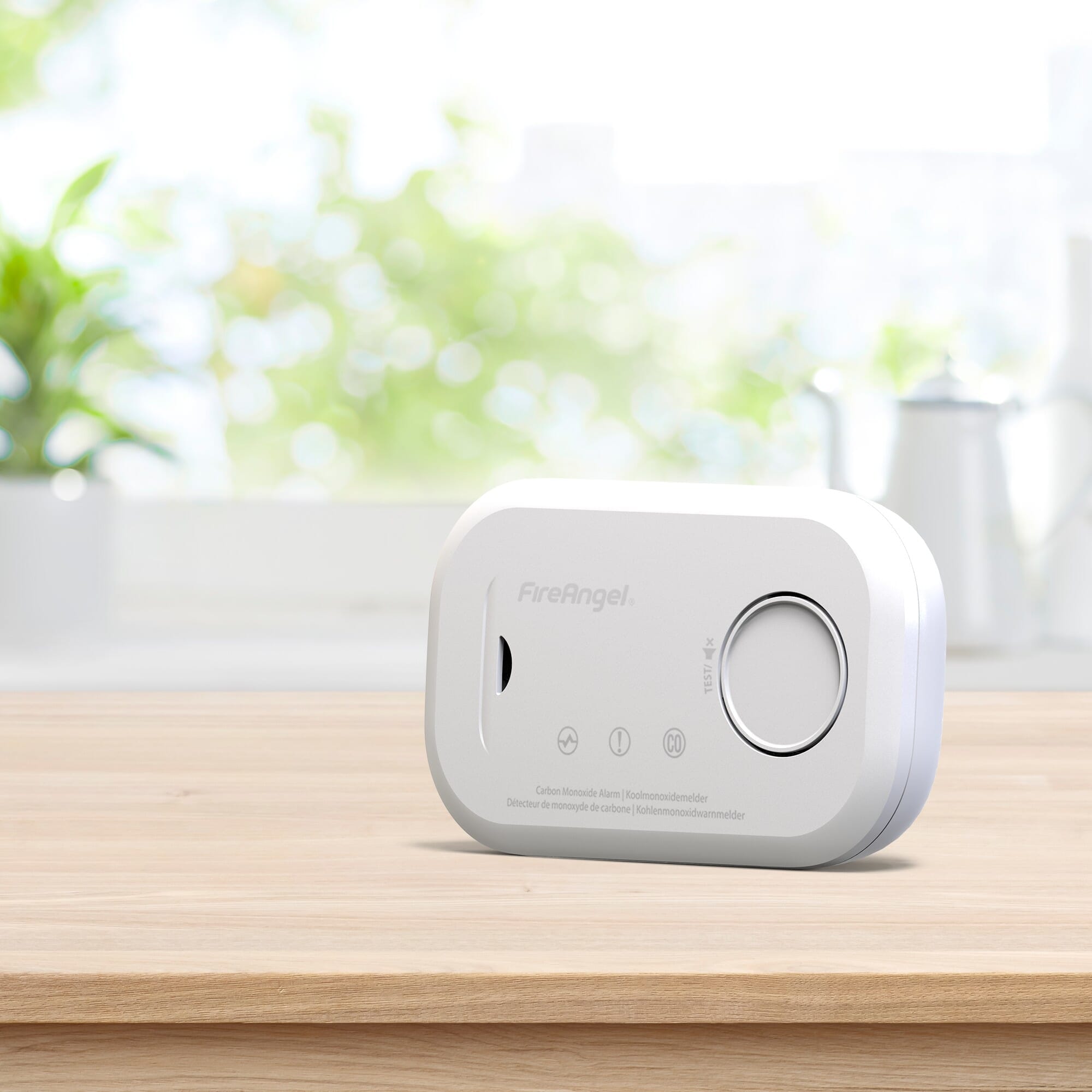 fireangel ten year carbon monoxide alarm in situ