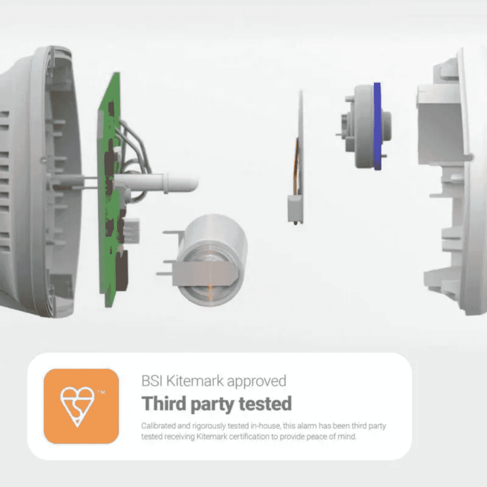 fireangel ten year carbon monoxide alarm with sealed for life battery tested