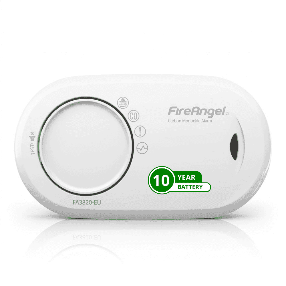 FireAngel Ten Year Carbon Monoxide Alarm with Sealed For Life Battery