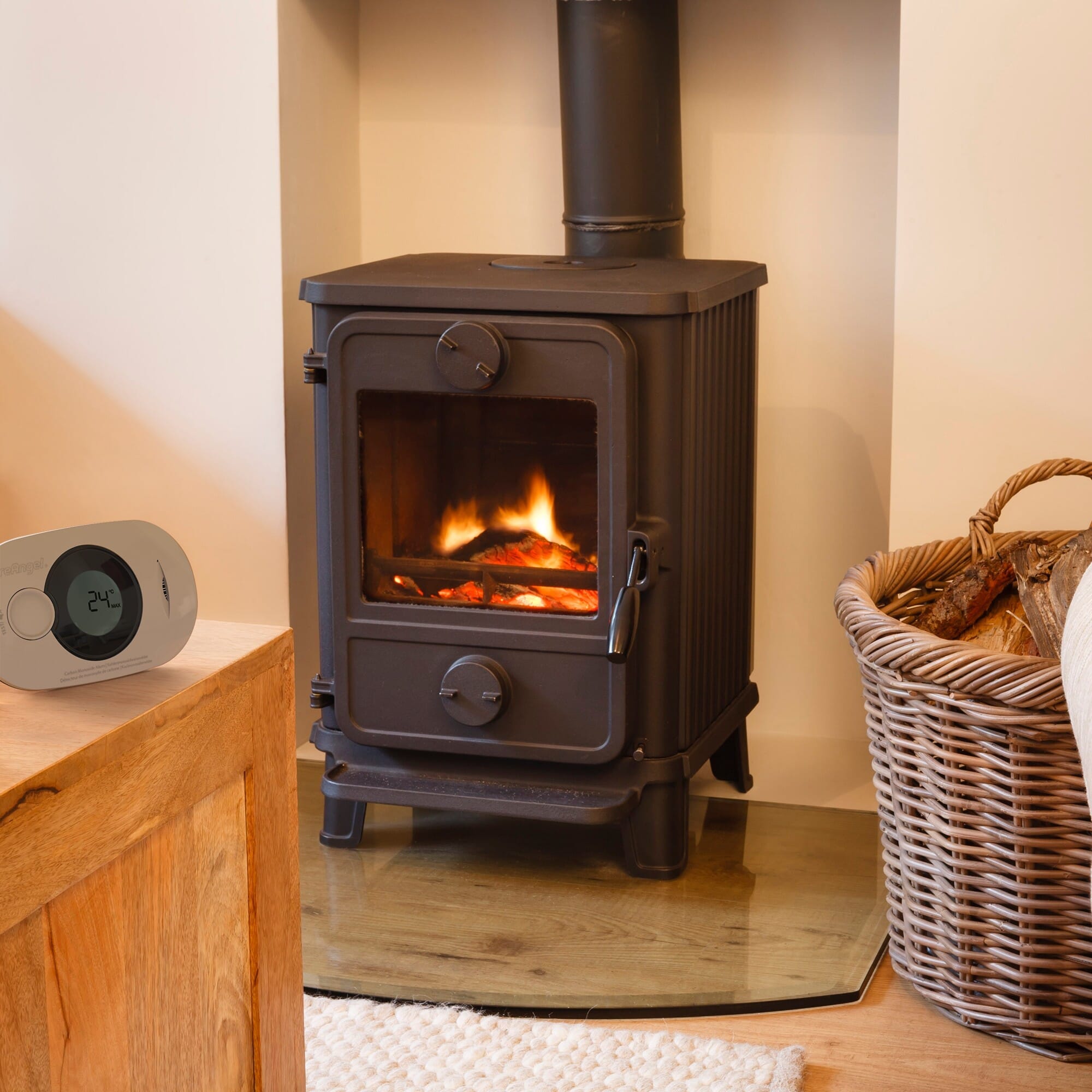 fireangel ten year digital carbon monoxide alarm with sealed for life battery in situ