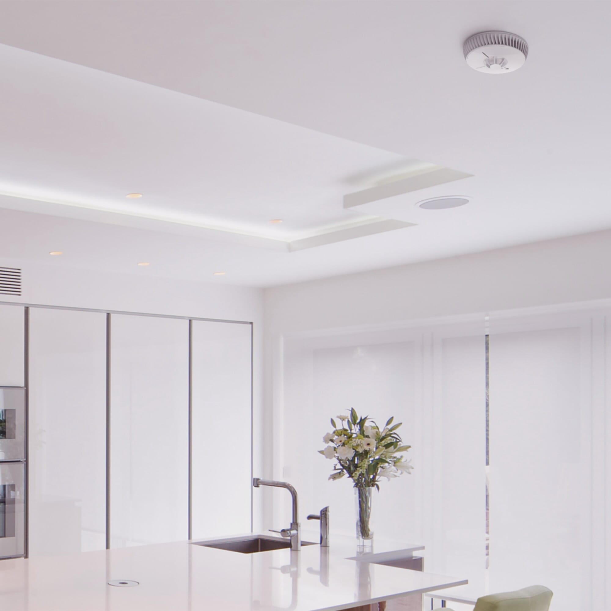 fireangel ten year heat alarm in situ