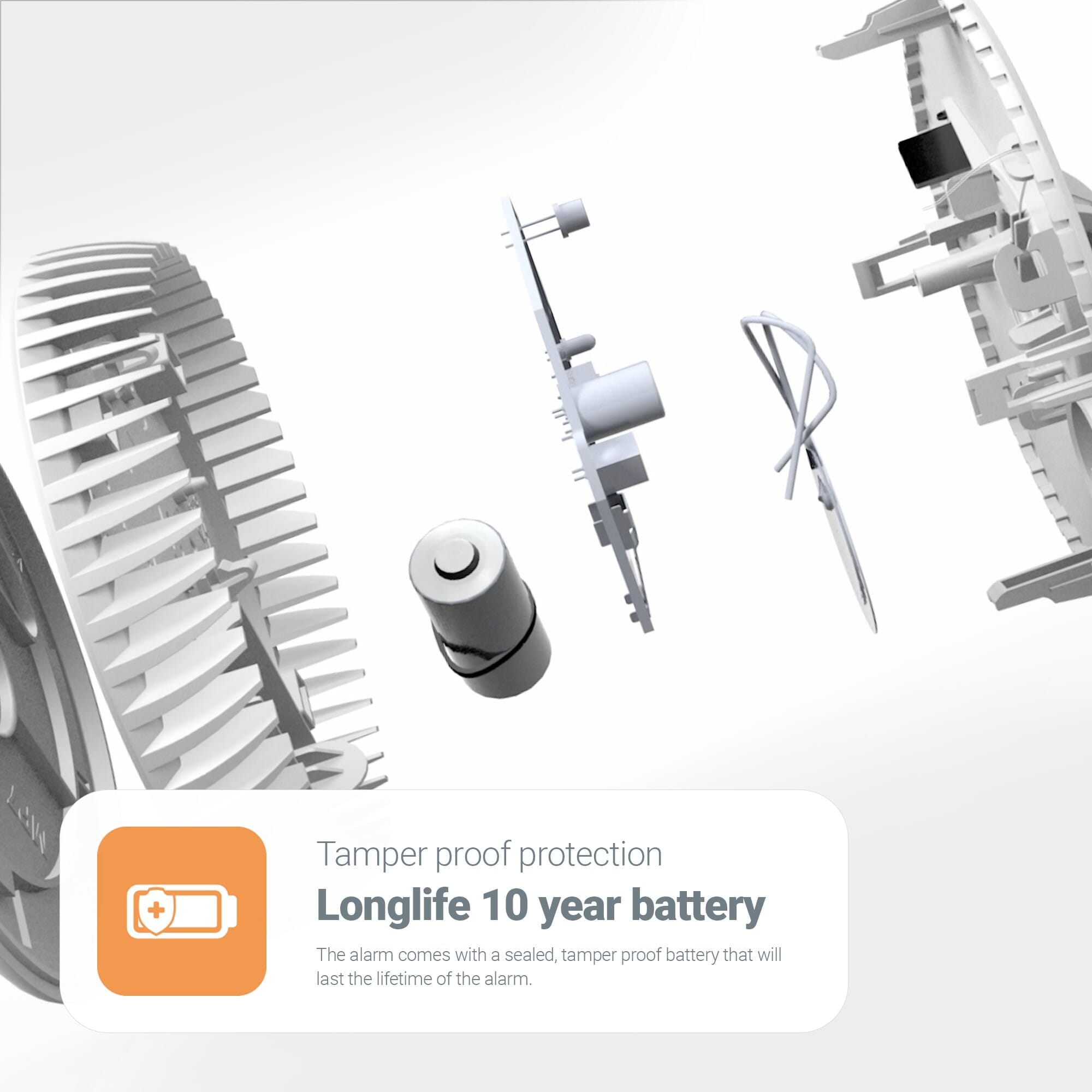 fireangel ten year heat alarm long life