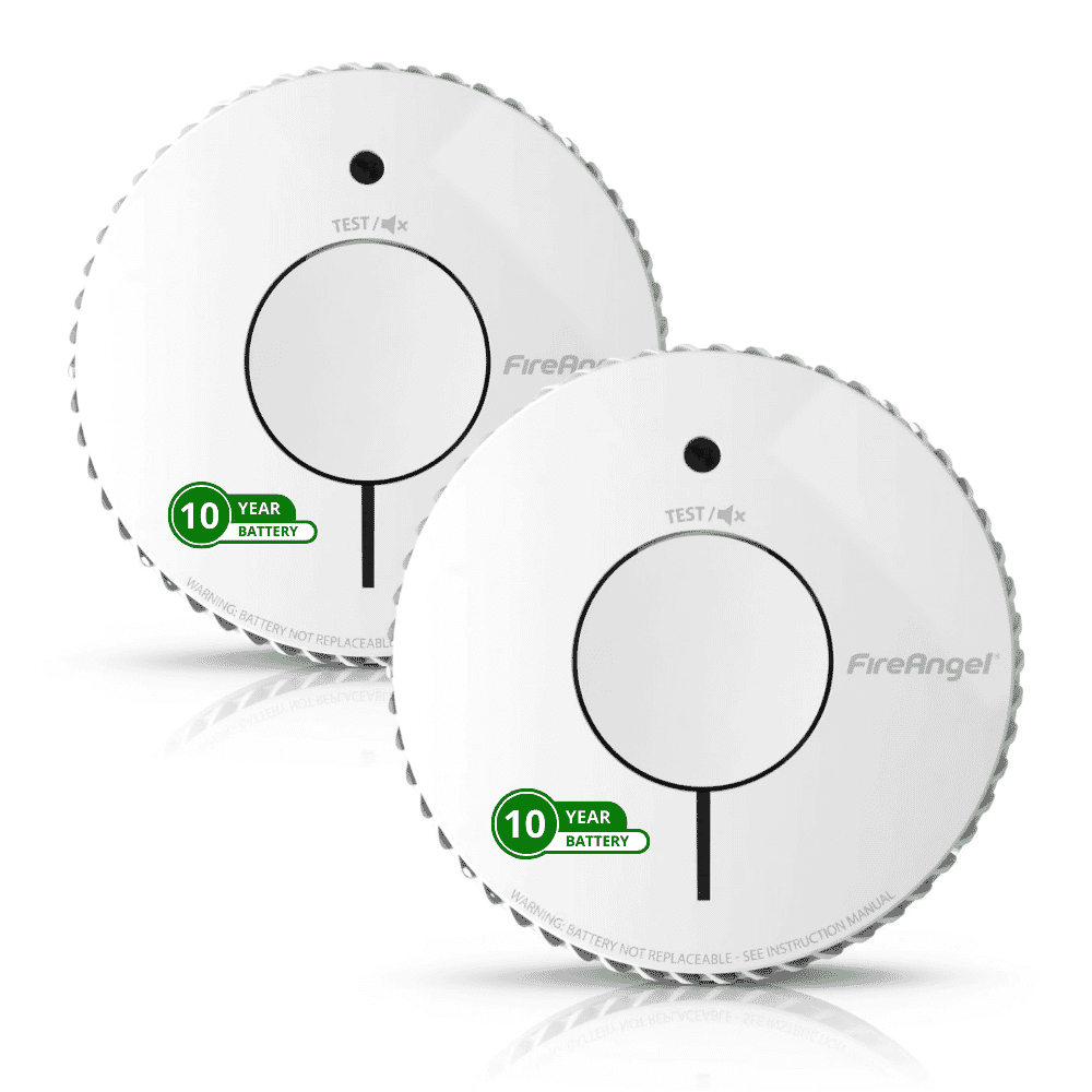 FireAngel Ten Year Optical Smoke Alarm Twin …