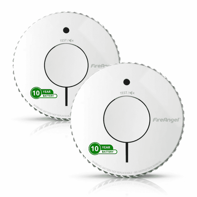 fireangel ten year optical smoke alarm twin pack