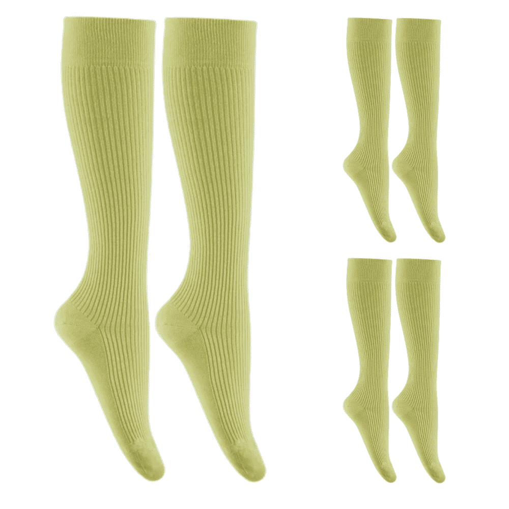 fitlegs bamboo compression socks lemongrass 3 pairs