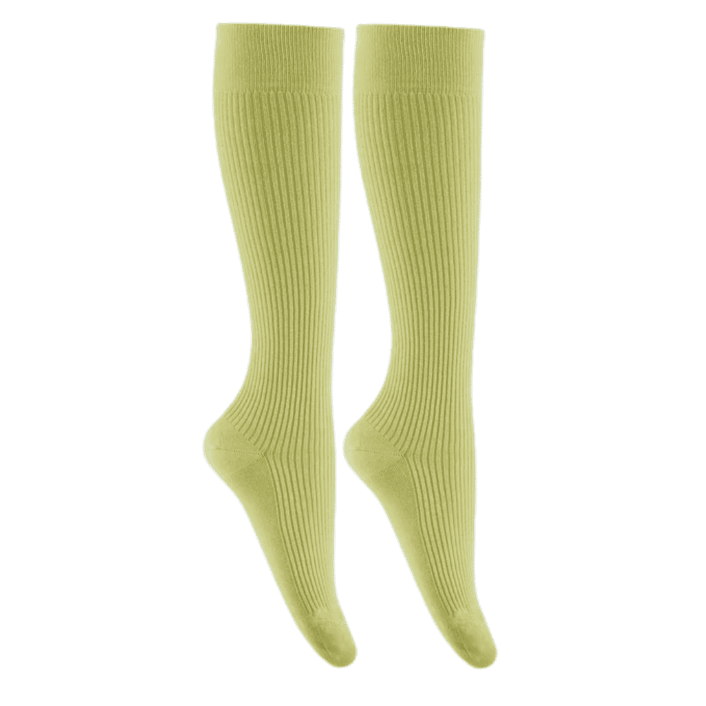 fitlegs bamboo compression socks lemongrass