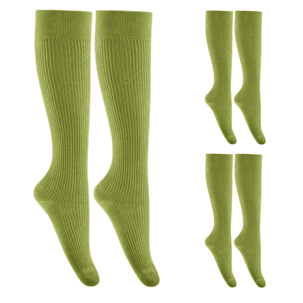 fitlegs bamboo compression socks olive 3 pairs