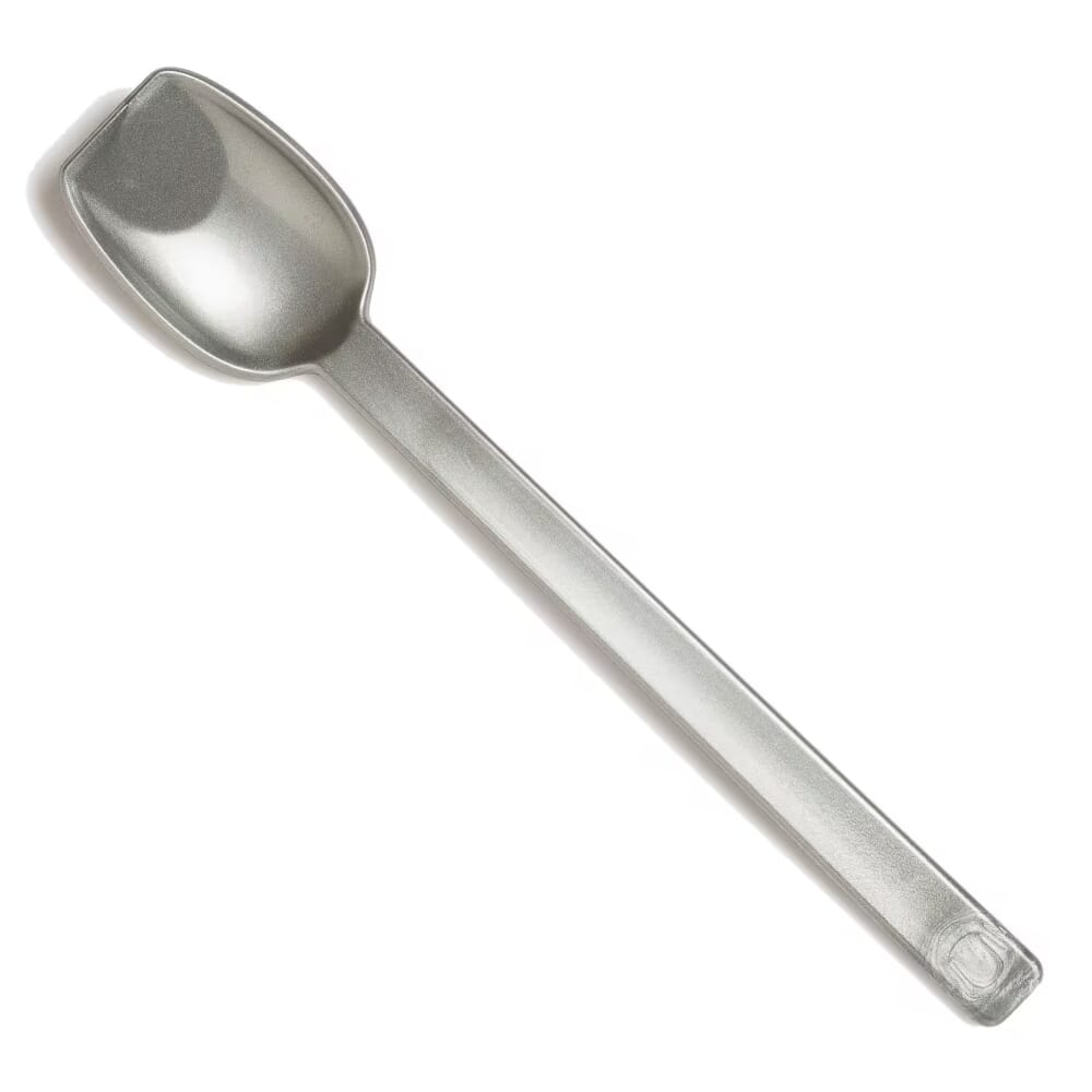 flat edge spoon silver single