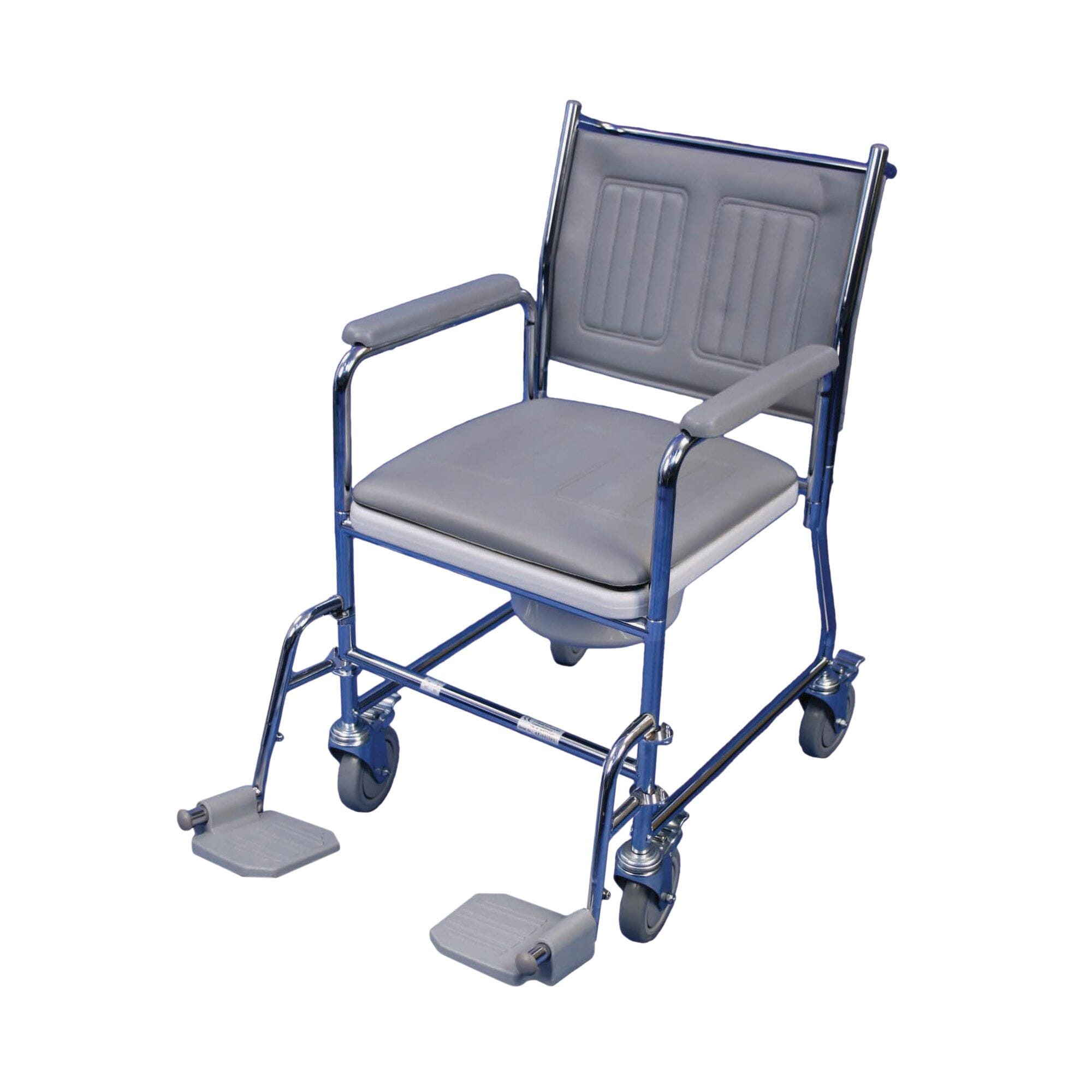 Flat Packed Linton Mobile Wheeled Commode