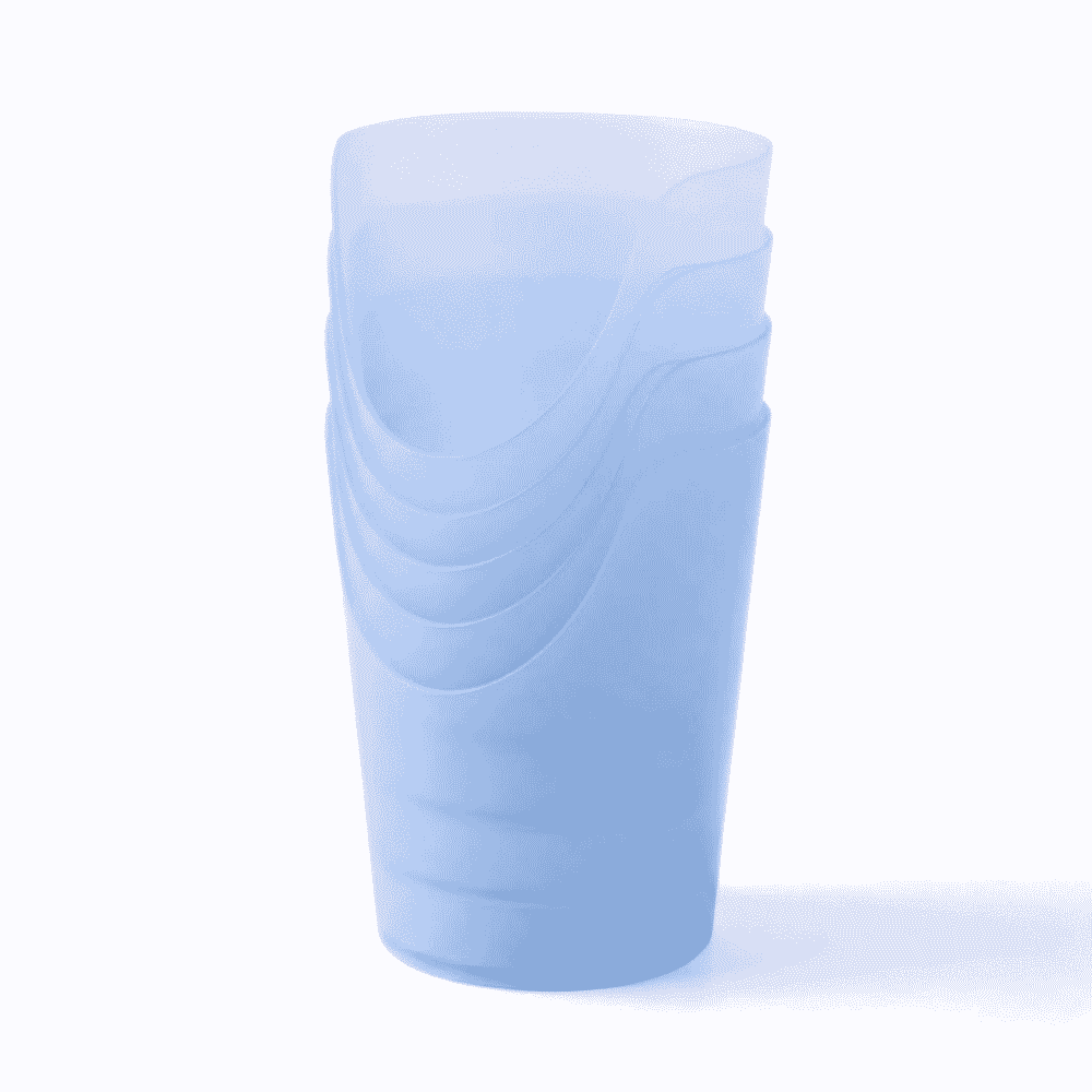 flexi cut cups blue pack of 5