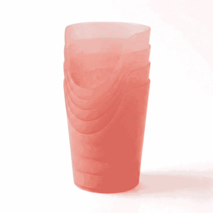 flexi cut cups red pack of 5