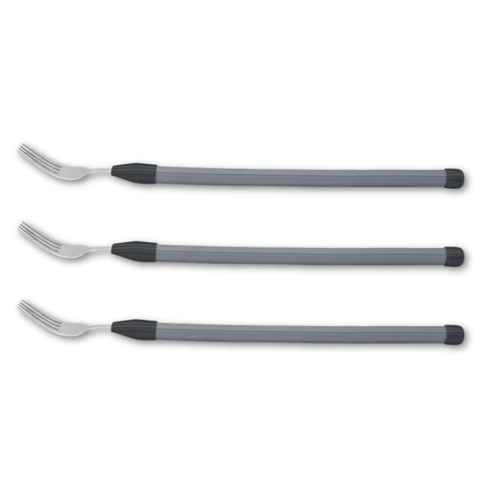 flexible cutlery fork silver pack of 3