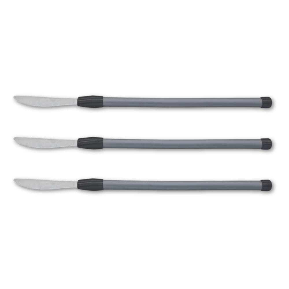 flexible cutlery knife silver pack of 3