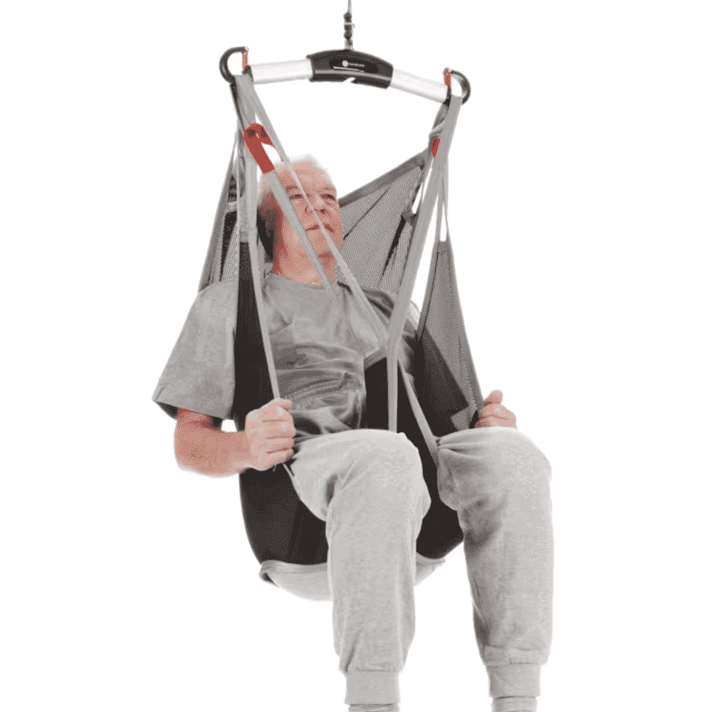 flexible divided net sling front