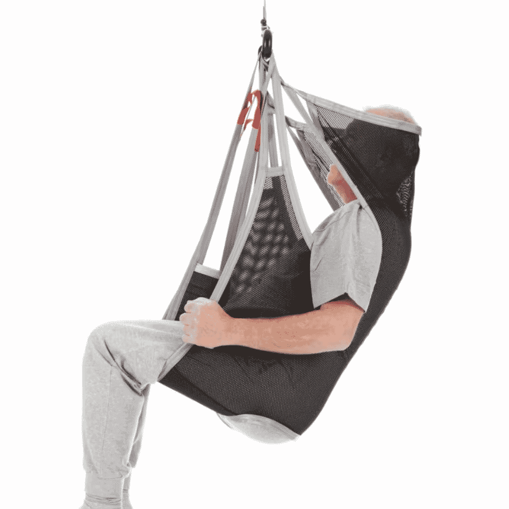 Flexible Divided Net Sling with Reinforced Leg Supports