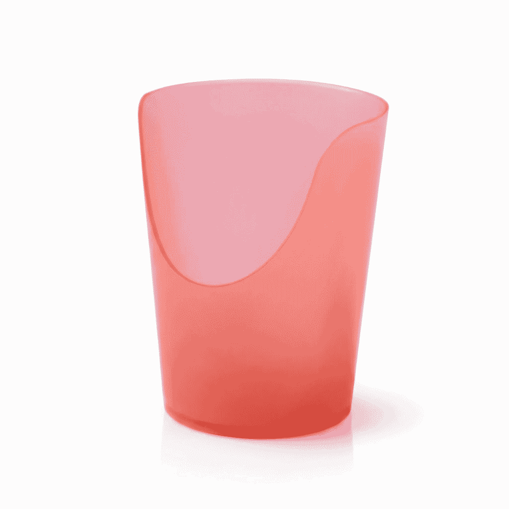 flexible nose cut out cups red pack of 5