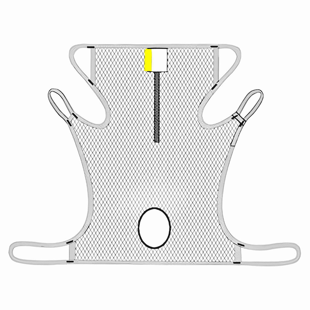 flexible toileting sling drawing