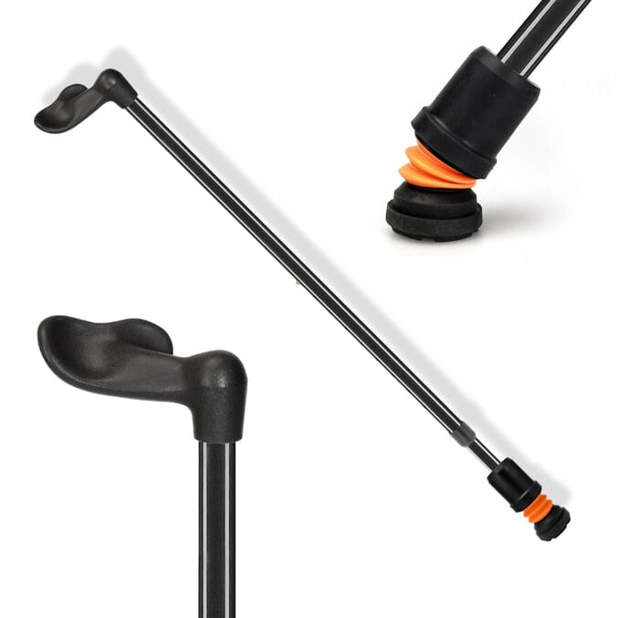 flexyfoot comfort fischer handle walking stick black_right