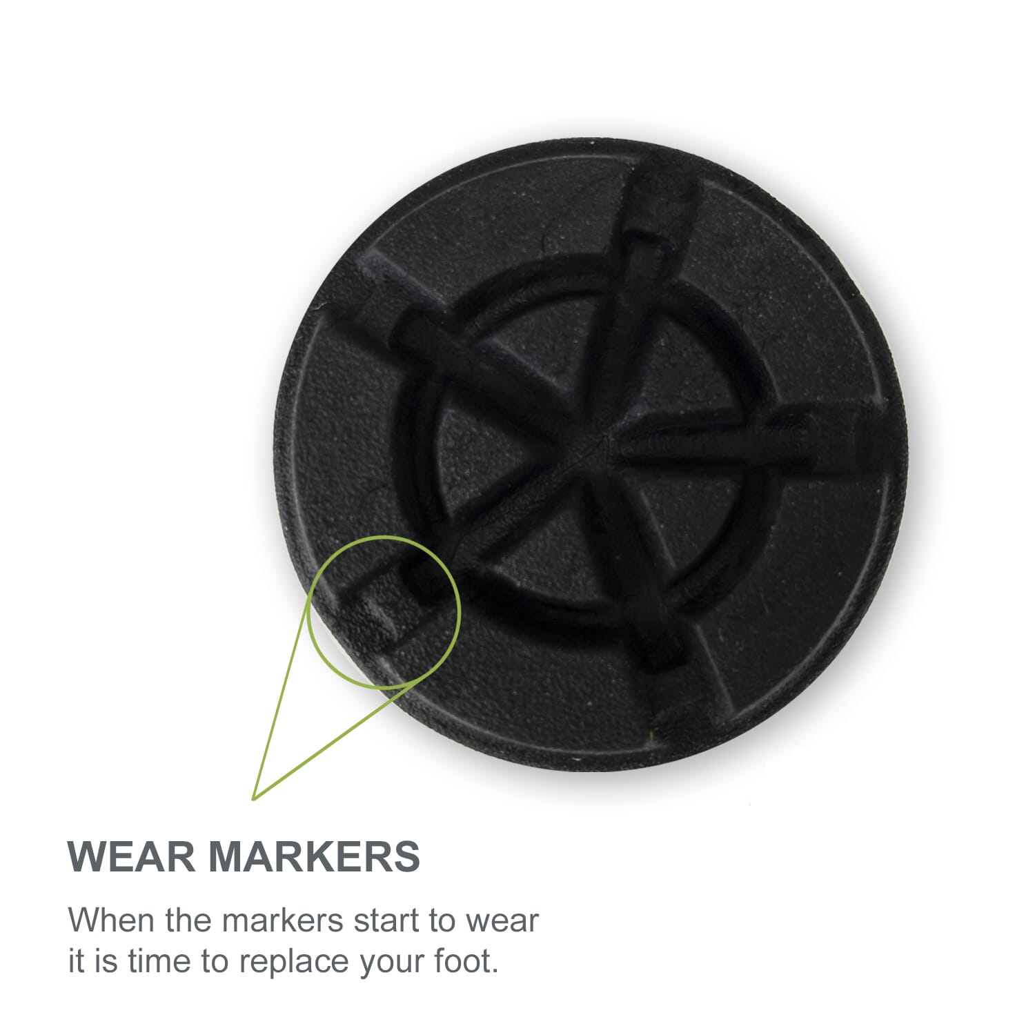 flexyfoot cork handle folding walking stick wear marks